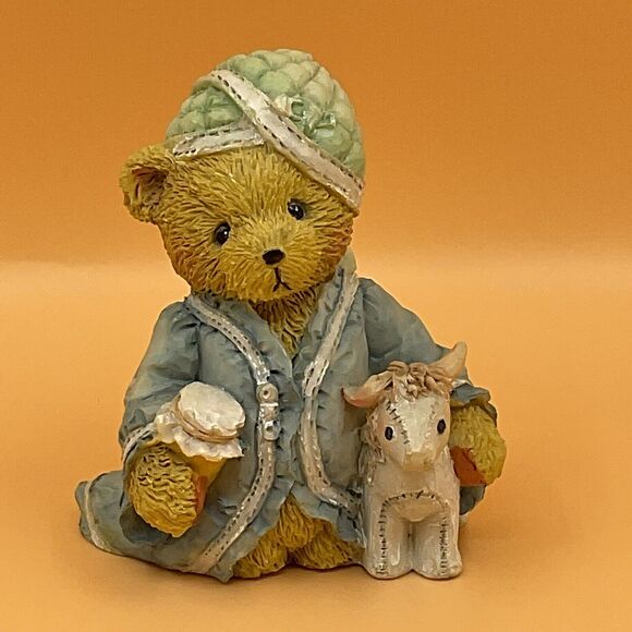 Cherished Teddies Edward 1992 My Gift Is Caring Hamilton Gifts 950718 Figurine - Picture 1 of 7